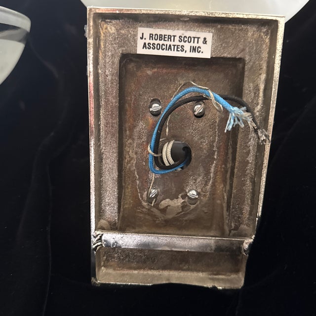 Glass J Robert Scott Pair of Art Deco Sconces For Sale - Image 7 of 11