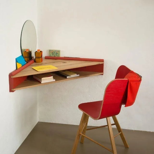 Tria Chair with Black Open Pore Seat by Colé Italia For Sale - Image 6 of 11