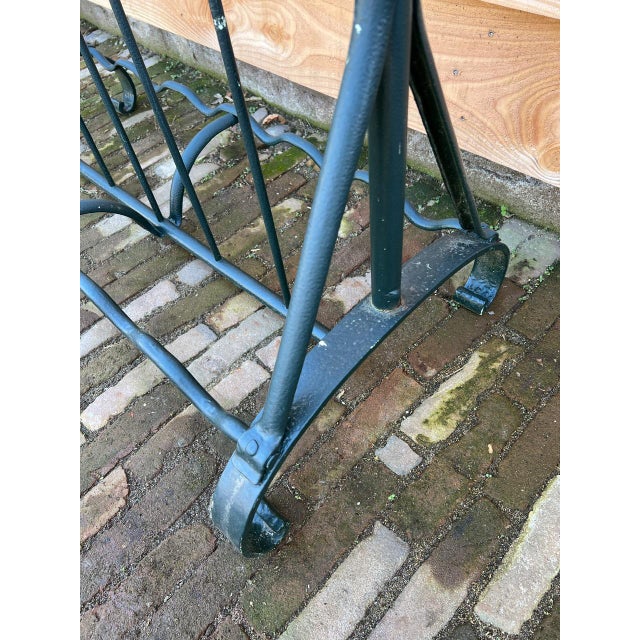 Wrought Iron Bicycle Stand Rack, 1920s For Sale - Image 6 of 9
