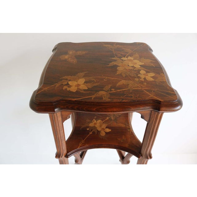 Art Nouveau Pedestal by Emile Gallé, 1900s For Sale - Image 4 of 18