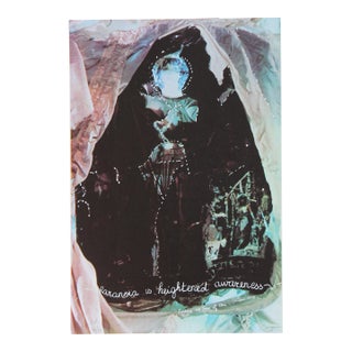 1970s "Paranoia Is Heightened Awareness" Lithograph by Colette Justine For Sale