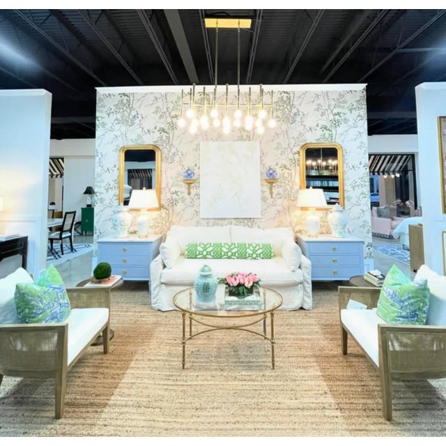 Bamboo Rectangle Chandelier For Sale - Image 4 of 4