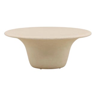 Modern Solstice Pedestal Outdoor Coffee Table For Sale