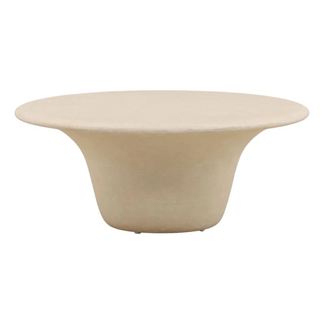 Modern Solstice Pedestal Outdoor Coffee Table For Sale