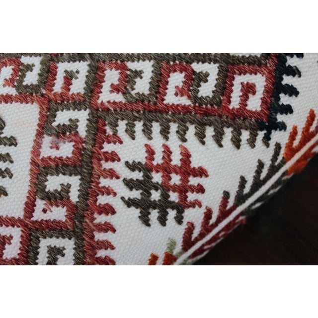 1960s Turkish Kilim Pillow Covers- a Pair For Sale - Image 11 of 13