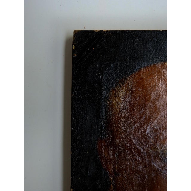 Early 20th Century Early 20th Century Portrait Painting of Bearded Man For Sale - Image 5 of 8