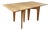 Mid 20th Century Attributed Heywood-Wakefield M166 Drop Leaf Dining Table — Mid-Century Modern Solid Maple, Sculpted Legs For Sale