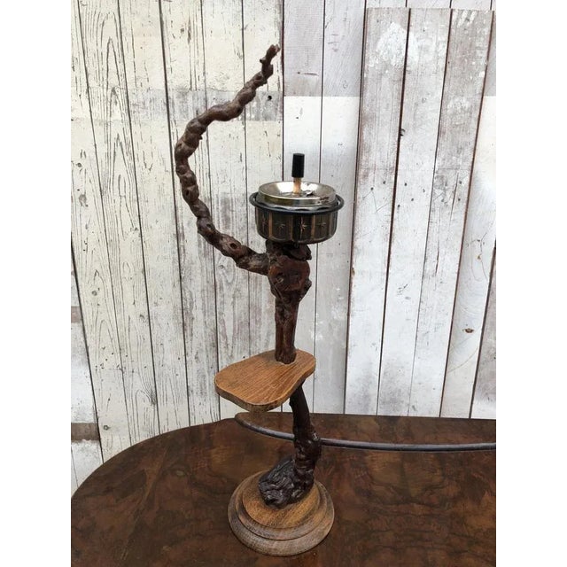Tall Floor Standing Brier Ashtray, 1950s For Sale - Image 5 of 5