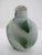 Chinese Vintage Chinese Beijing Green Splash Glass Snuff Bottle For Sale - Image 3 of 10