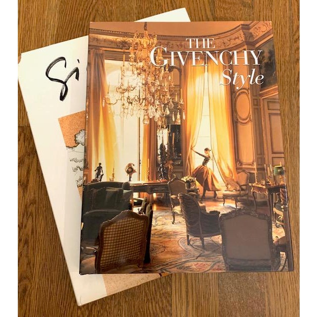 Two Signed Givenchy Books From Patron Cecile Zilkha | Chairish