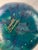 Green Vintage Hand Painted Gourd For Sale - Image 8 of 9