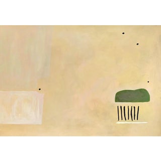 Canvas Oil Painting Abstraction by T.Shenk For Sale