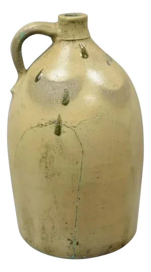 Antique Bangor Stoneware Large Five Gallon Jug Bangor Maine