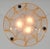 Orange Large French Art Deco Pendant Light by Le Verre Francais Schneider - 1930 Chandelier France For Sale - Image 8 of 14