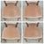 1980s Chateau d'Ax Louis XV Carved Walnut & Cocoa Velvet Dining Chairs, Assembled Set of 4 For Sale - Image 10 of 15