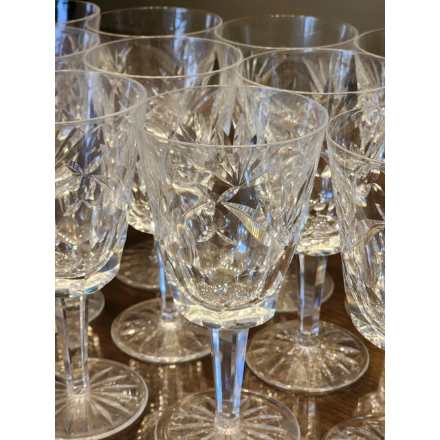 Ashling Cut by Waterford Crystal Stemware Collection Service for 12 - 48 Pieces For Sale - Image 10 of 12
