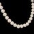 Metal Akoya Pearl Diamond Necklace 16" 18k Gold 10 mm Certified For Sale - Image 7 of 11