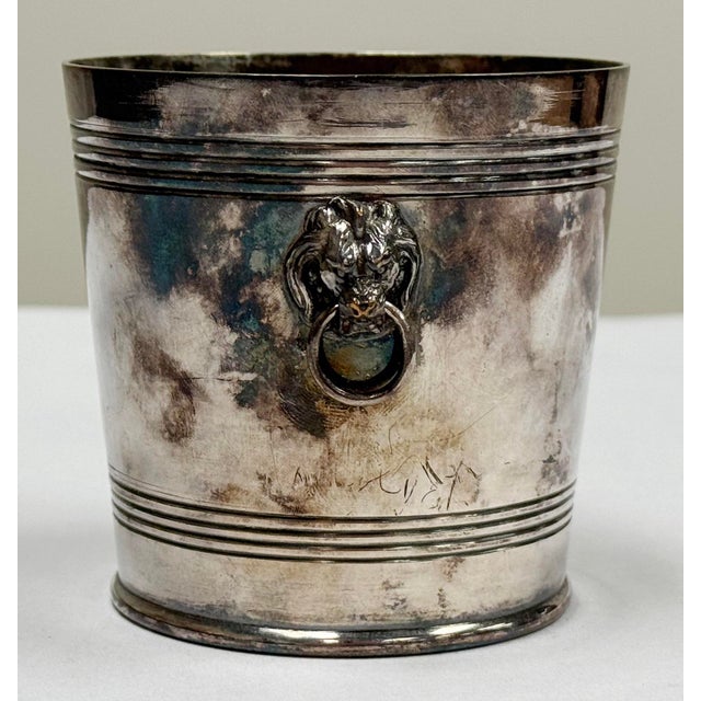 Vintage Petite Silverplate Jardienere With Lion Head Handles For Sale In Kansas City - Image 6 of 7