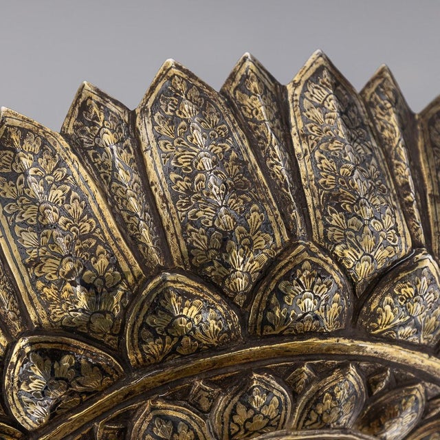 Large 19th Century Thai Silver-Gilt Niello Enamel Bowl, 1800s For Sale - Image 10 of 18