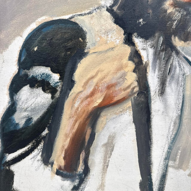 1960s Original Oil Portrait Study “Gold Miner” by D. Dane For Sale - Image 5 of 10