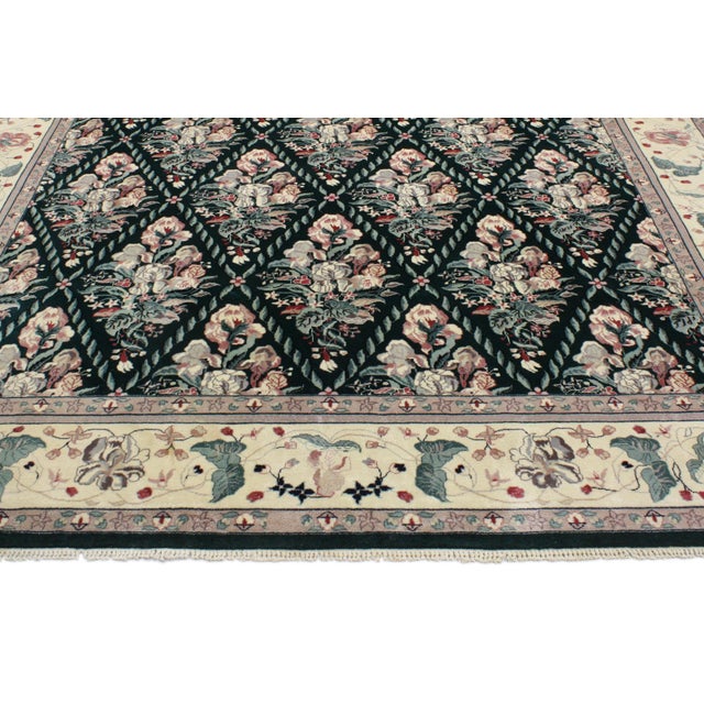 Vintage Chinese Garden Rug, 07'10 X 09'06 For Sale - Image 4 of 6