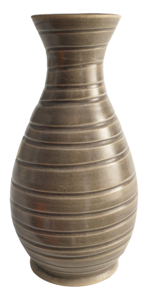 Scandinavian Modern Stoneware Vase by Ewald Dahlskog for Bo Fajans, 1940s