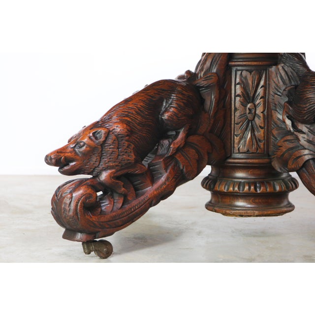 Mid 19th Century Antique French Oak Oval Dining Table, 1860 For Sale - Image 5 of 14