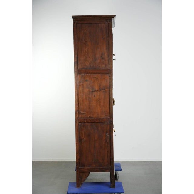 Antique English Oak Cabinet, 1700s For Sale - Image 3 of 12