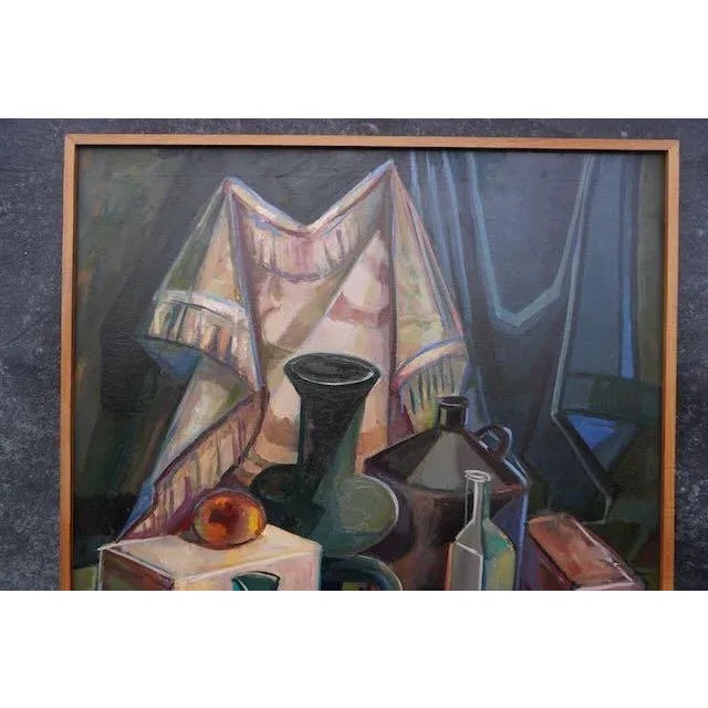 Vintage Patsy O'Toole Modern Still Life Oil Painting on Canvas For Sale In Los Angeles - Image 6 of 7