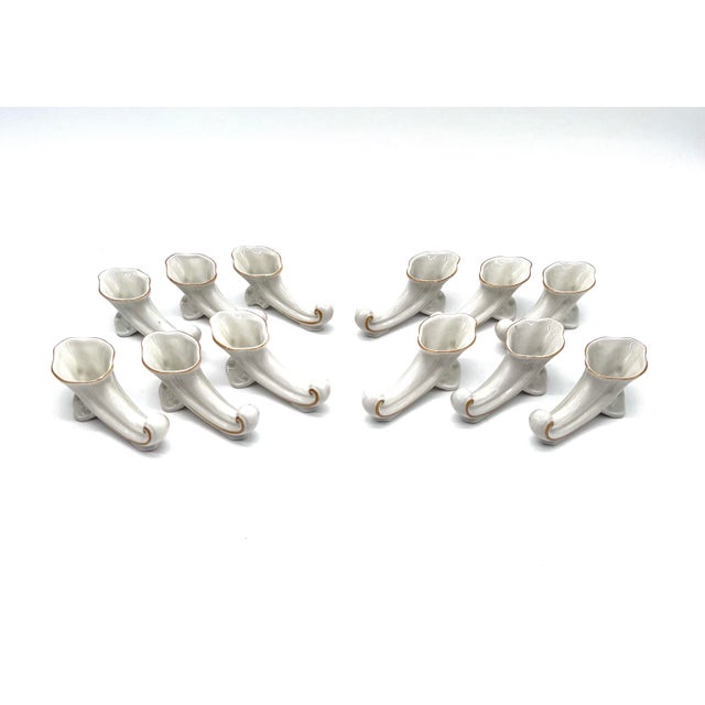 Art Deco Porcelain Knife Bench and Lounger by Oscar Schlegelmilch, 1920s, Set of 12 For Sale - Image 3 of 14