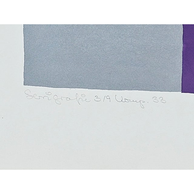Geometric Abstraction, 1933, Serigraph For Sale - Image 3 of 10