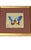 Korean Style Embroidery on Silk of a Butterfly Framed 12.5" For Sale In New York - Image 6 of 7