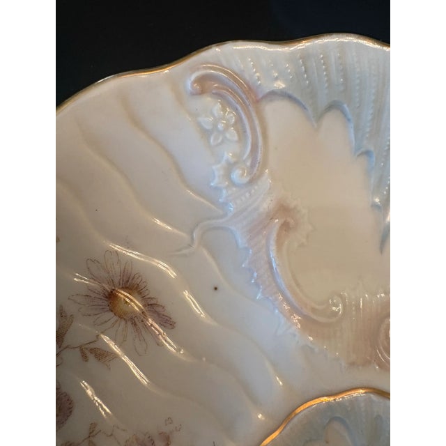 Early 20th Century Weimar Porcelain Oyster Plates For Sale - Image 9 of 11