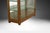 Vintage Mid-Century Hollywood Regency Brass Glass Lighted Curio Cabinet Vitrine For Sale In Baltimore - Image 6 of 18