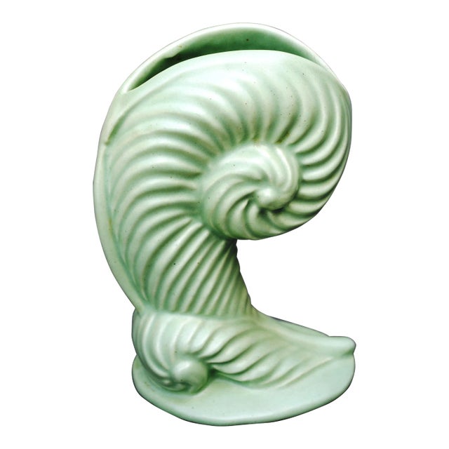 Vintage Haeger Fiddlehead Fern Vase For Sale