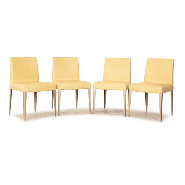 Leather Chairs from B&B Italia, Set of 4 For Sale - Image 10 of 10