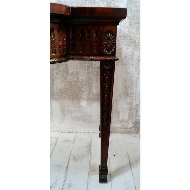 Victorian Mahogany Serving Table For Sale - Image 5 of 15