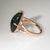 Black 4.1Ct Black Opal Ring With Earth Mined Diamonds Accents: Solid 14k Gold, Size 6.75 For Sale - Image 8 of 8
