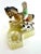 Vintage 1940's Hiten Japan Porcelain Equestrian Desk Caddy With Horse & Dogs For Sale - Image 4 of 11