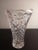 Contemporary Lead Crystal Clear Germany Etched Vase For Sale - Image 3 of 7