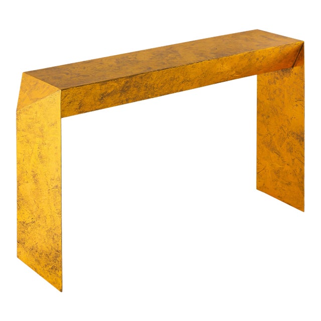 Pasargad Home Katya Console Table - Gold For Sale
