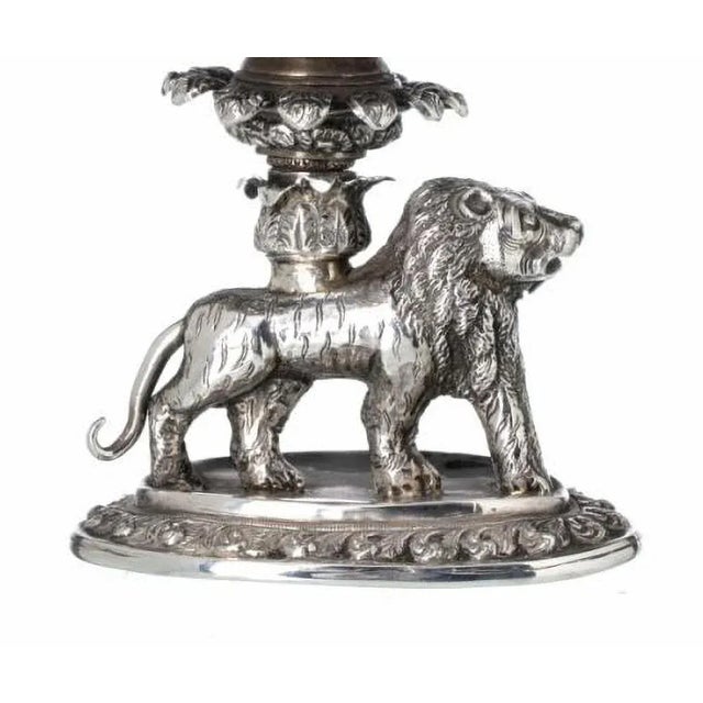 Middle Eastern Silver Bowl, 19th Century For Sale - Image 3 of 6