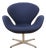 Swan Chair in Cast Aluminum Frame by Arne Jacobsen, 2001 For Sale
