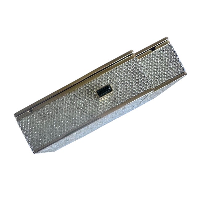1985 Judith Leiber Crystal Tetris Minaudiere Evening Shoulder Clutch Handbag Vintage For Sale - Image 12 of 18