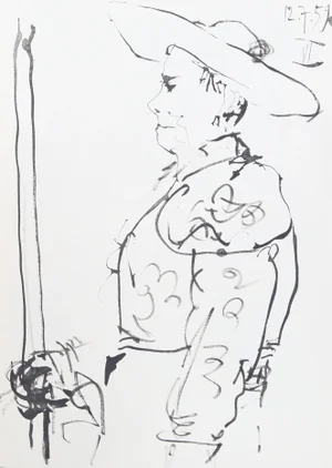 1980s "Toros y Toreros 17a" Lithograph After Pablo Picasso