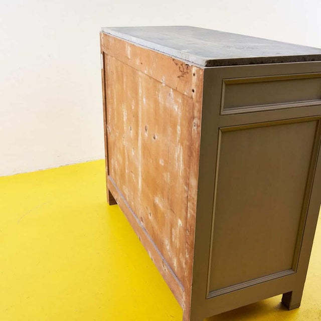 Vintage Chest of Drawers with Marble Top For Sale - Image 6 of 7