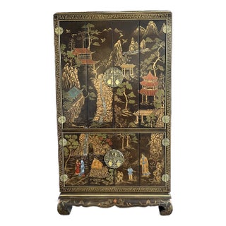 Vintage Henredon Folio Armoire For Sale