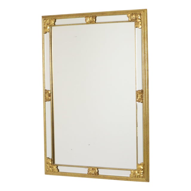 Large Vintage Hollywood Regency Mirror from Deknudt, 1970s For Sale