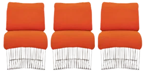 Pantonova Dining Chairs by Verner Panton for Fritz Hansen, 1971, Set of 3