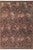 Black Elegant Shabby Chic Pak-Persian Black/Rust Wool Rug - 8'1'' X 10'3'' For Sale - Image 8 of 9